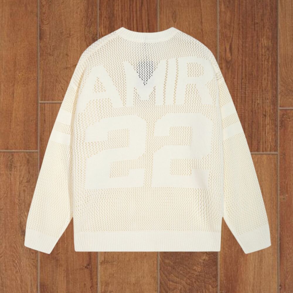 AMIRI white sweater round neck